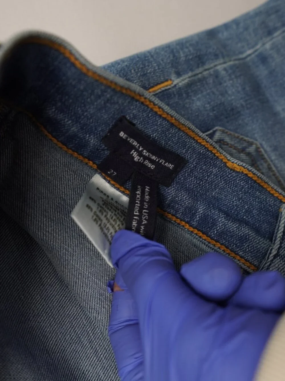 Veronica Beard Beverly High Waist Skinny Flare Leg Jeans Size 27 - Picture 8 of 13